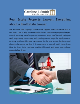 Real Estate Property Lawyer