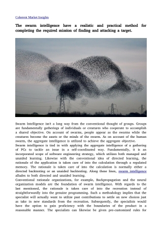 Swarm intelligence27