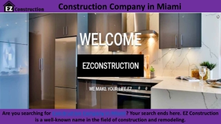 Construction Company in Miami