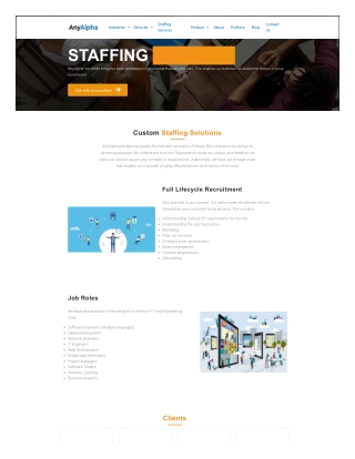 World-class Staffing Services - AnyAlpha