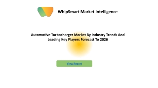 PPT automotive turbocharger market