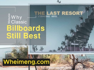 Why billboard ads will not go away and still best?