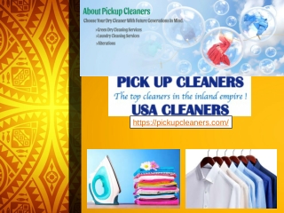 Service Details of Pickup Cleaners