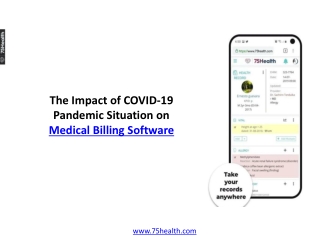 The Impact of COVID 19 Pandemic Situation on Medical Billing Software
