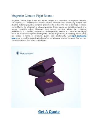 Rigid Boxes-Kraft Card Boxes