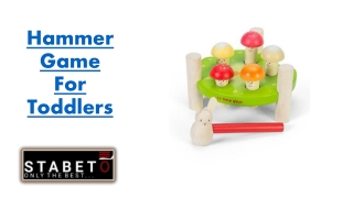 Hammer Game For Toddlers