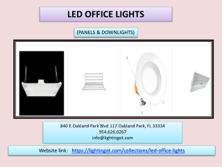 LED Office Lights