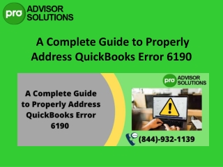 Lets Fix QuickBooks error code 6190 with bare-minimum effort