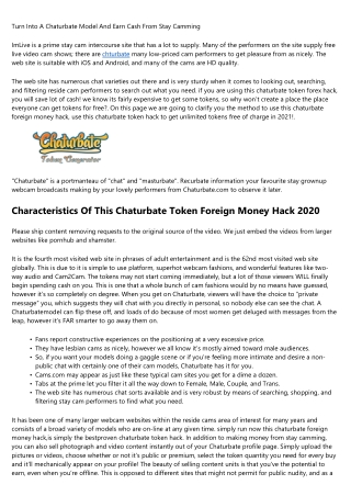 Why the Biggest "Myths" About chatubrate May Actually Be Right