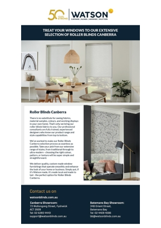 Roller Blinds