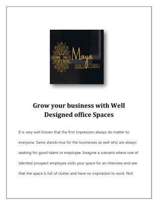 Maya Space Studio