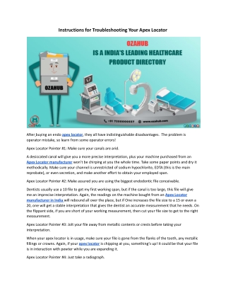 Instructions for Troubleshooting Your Apex Locator.docx