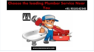 Choose The Leading Plumber Service Near You