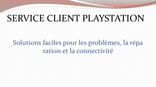 Service Client PlayStation