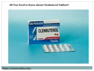 All You Need to Know About Clenbuterol Tablets