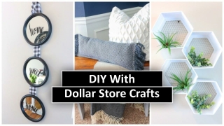 DIY With Dollar Store Crafts