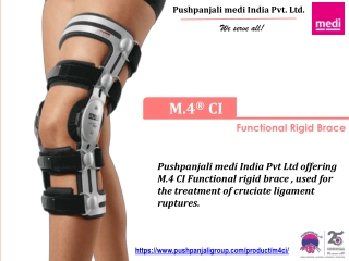 M.4 CI | Functional rigid brace | Pushpanjali medi India Pvt Ltd