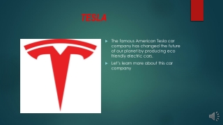 Tesla Cars E-Book version