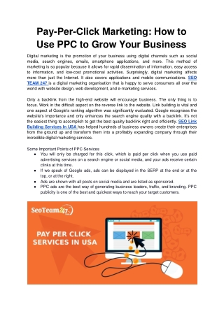 Pay-Per-Click Marketing_ How to Use PPC to Grow Your Business