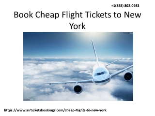 Direct Flights to New York
