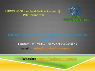 UROVO I6300 Handheld Mobile Scanner