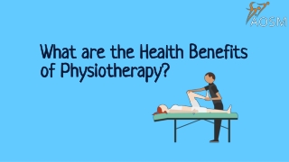 What are the Health Benefits of Physiotherapy?