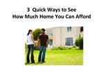What Determines How Much Home You Are Eligible For