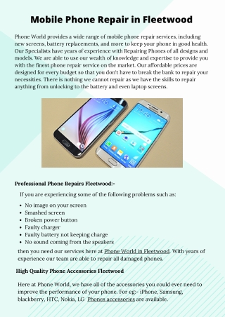 Phone World Uk PDF