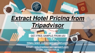 Extract Hotel Pricing from Tripadvisor