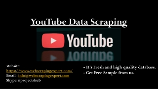 YouTube Data Scraping