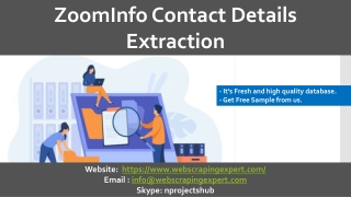 ZoomInfo Contact Details Extraction