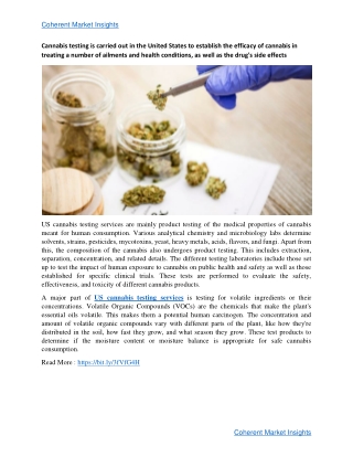 US Cannabis Testing Services