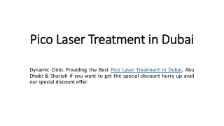 About Pico Laser Treatment