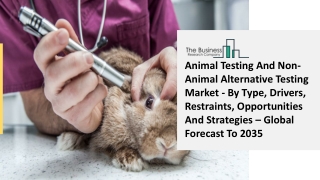 Animal Testing And Non-Animal Alternative Testing Market Size, Growth, Trends