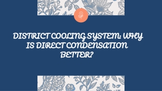 DISTRICT COOLING SYSTEM