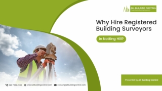 Why hire registered building surveyors