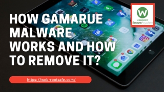 How Gamarue Malware Works and How To Remove it?