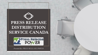 Press Release Distribution Service Canada