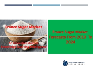 Study On France Sugar Market