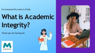 What is academic integrity?