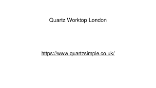 Quartz Worktop