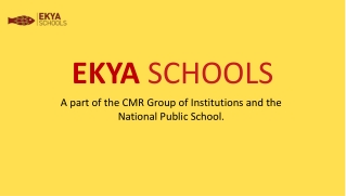 Ekya Top Schools in Bangalore