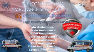 Get an Air Ambulance Service with an ICU specialist |ASHA