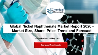 Global Nickel Naphthenate Market Report 2020 - Market Size, Share, Price, Trend and Forecast