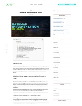 HashMap Implementation in Java