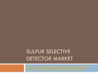 Sulfur Selective Detector Market