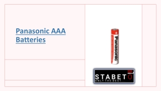 Panasonic AAA Batteries