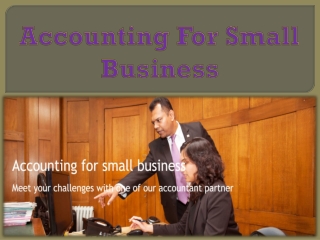 Accounting For Small Business