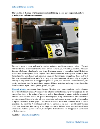 Thermal Printing