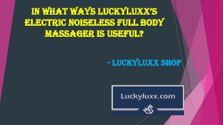 Electric Body Massager